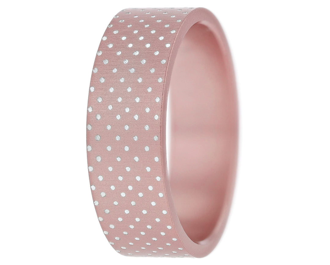⸰⸰⸰⸰⸰ Addon in aluminium little dots pastel pink ⸰⸰⸰⸰⸰