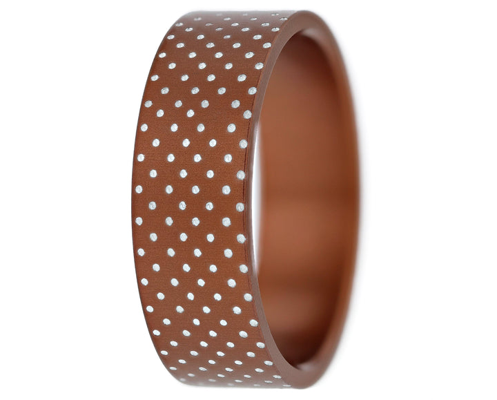 ⸰⸰⸰⸰⸰ Addon in aluminium little dots ochre ⸰⸰⸰⸰⸰
