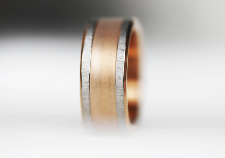 💎 Base Bijou :  extra small froissée, rose gold sur la tranche (9mm)