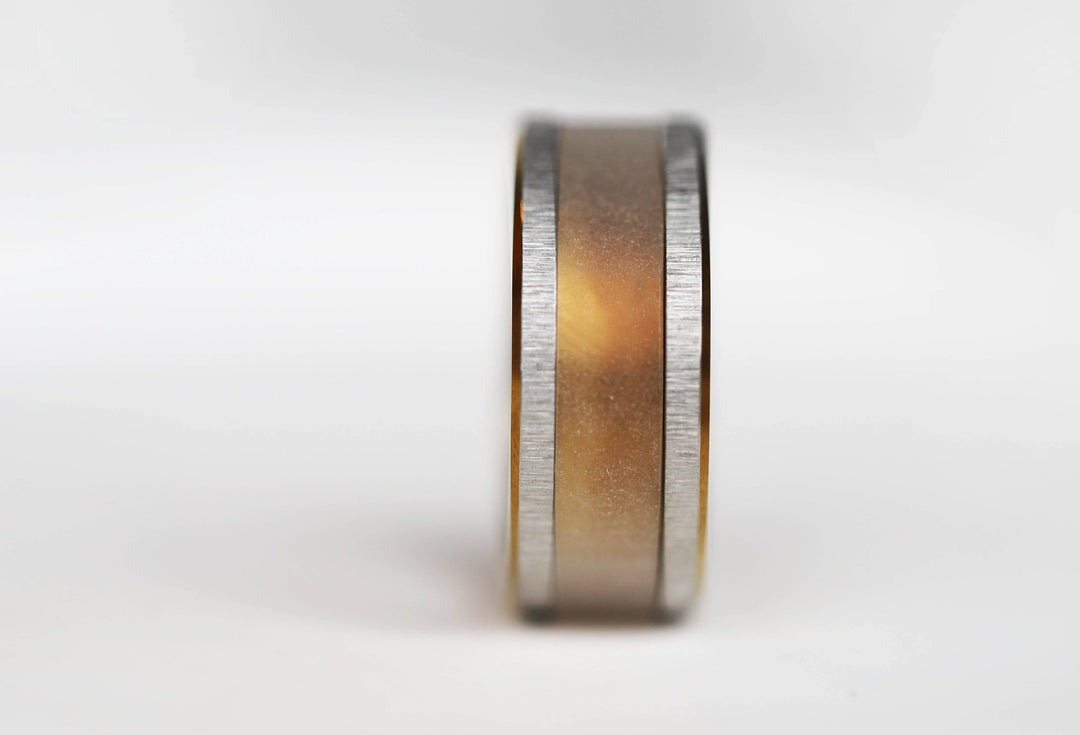 💎 Base Bijou :  extra small froissée, ambre sur la tranche (9mm)