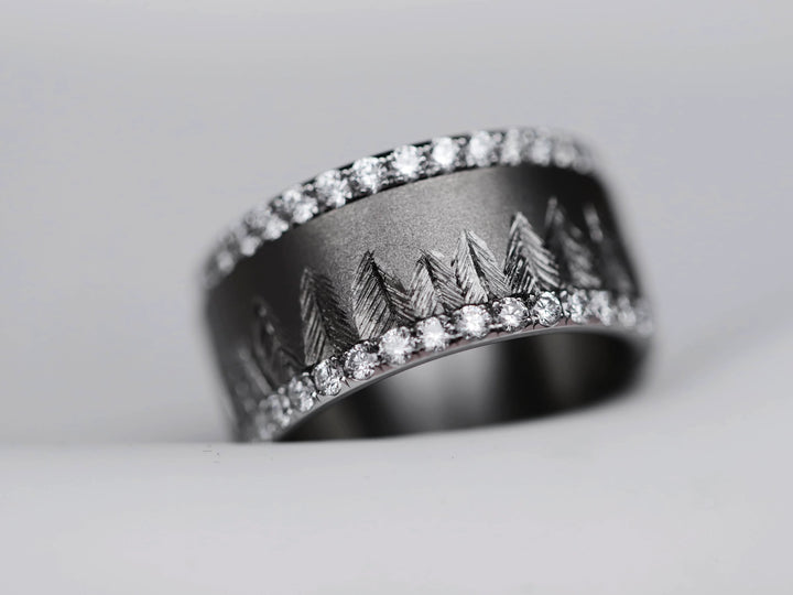 Anneau (addon ) pour bague mood en titane, Titanium Forest, édition 2024