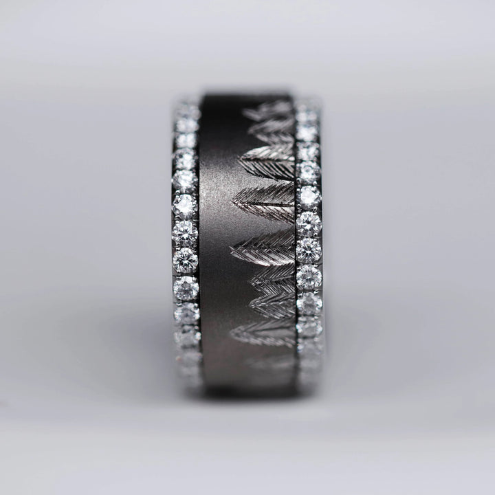 Anneau (addon ) pour bague mood en titane, Titanium Forest, édition 2024