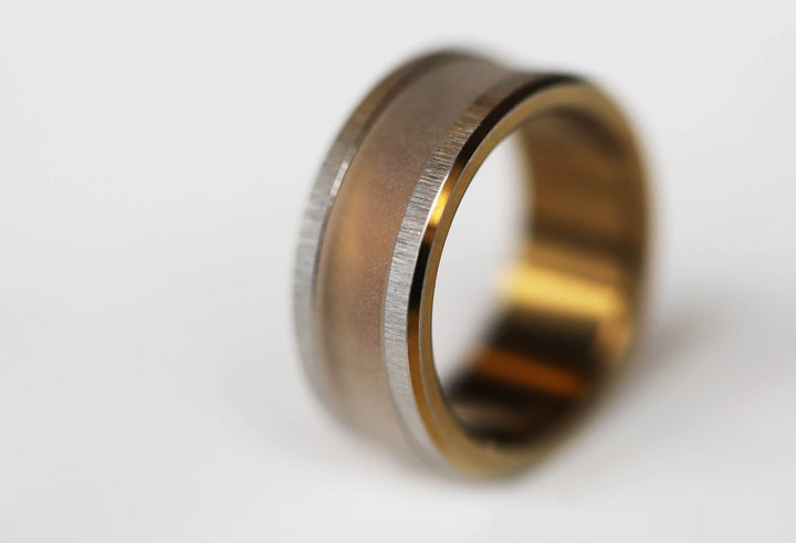 💎 Base Bijou :  extra small froissée, ambre sur la tranche (9mm)