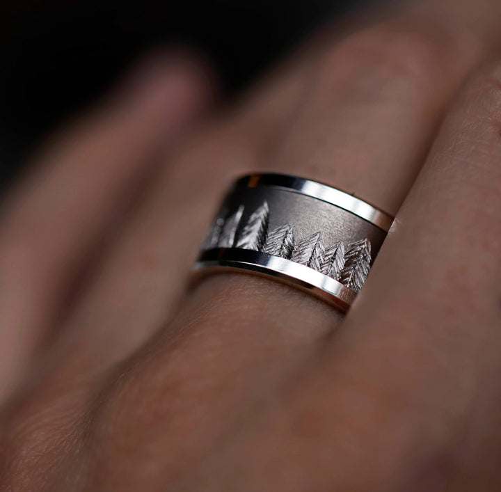 Anneau (addon ) pour bague mood en titane, Titanium Forest, édition 2024