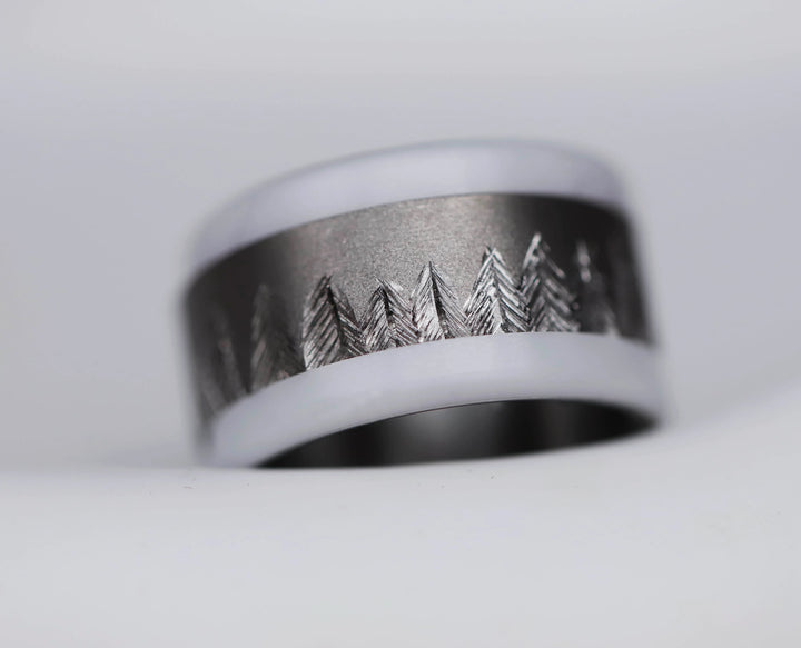 Anneau (addon ) pour bague mood en titane, Titanium Forest, édition 2024