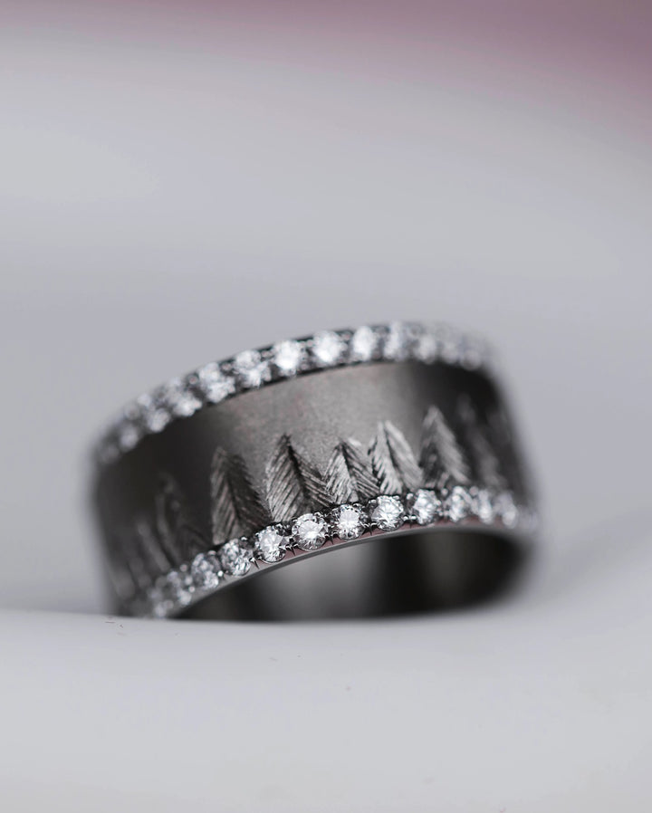 Anneau (addon ) pour bague mood en titane, Titanium Forest, édition 2024