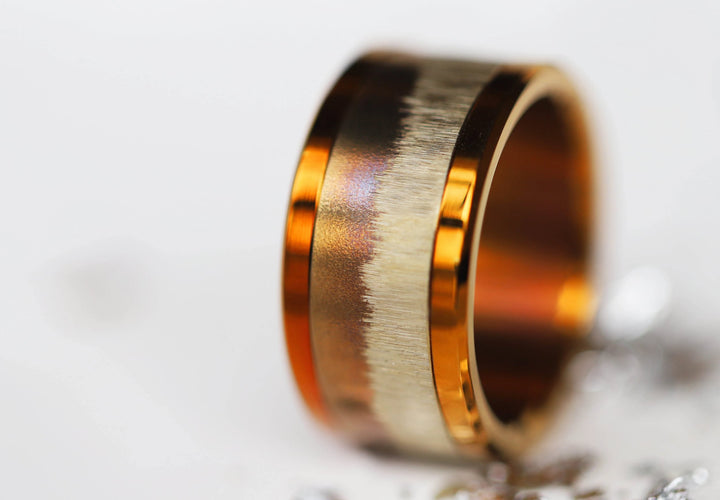 Frost crystal (Addon) for mood ring in amber steel