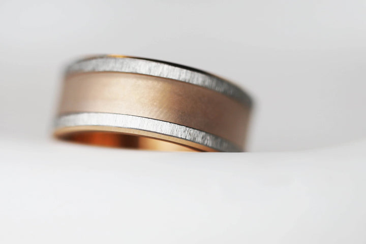 💎 Base Bijou :  extra small froissée, rose gold sur la tranche (9mm)