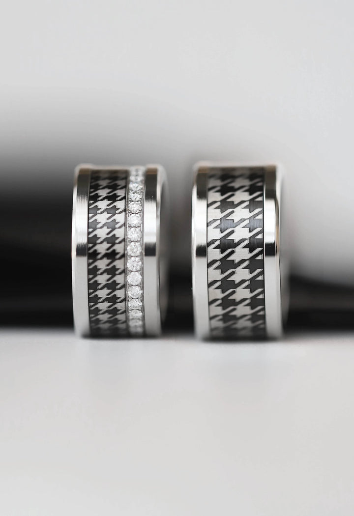 Anneau (addon ou deux tiers) en acier brillant noir OBSCURA pour bague mood interchangeable