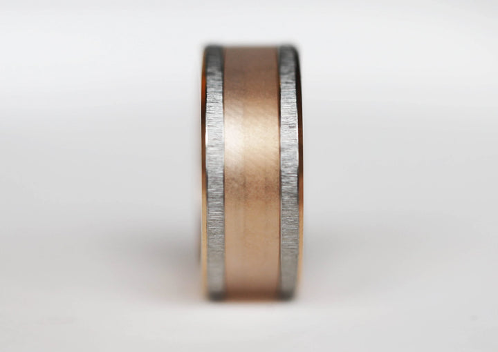 💎 Base Bijou :  extra small froissée, rose gold sur la tranche (9mm)