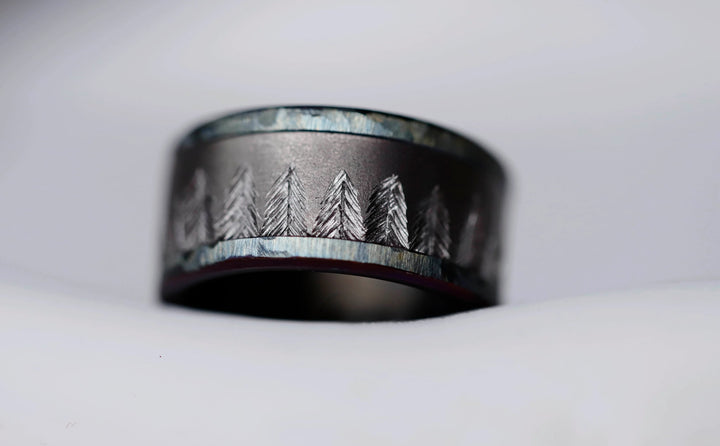 Anneau (addon ) pour bague mood en titane, Titanium Forest, édition 2024