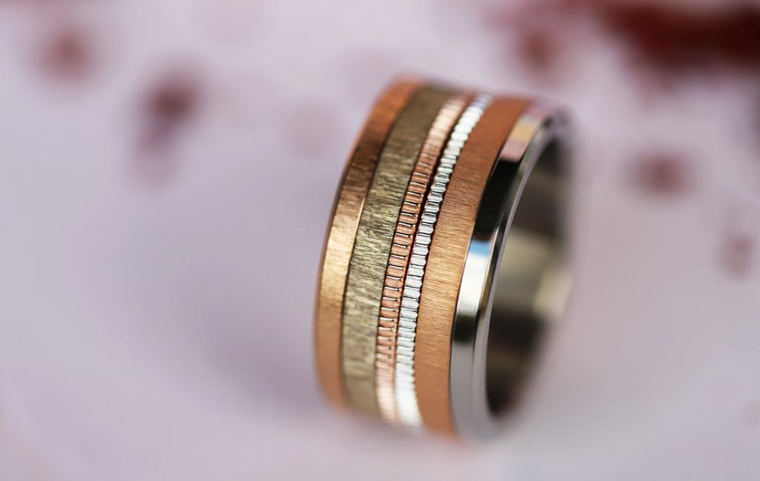 2 Innenringe (Set von 2 Minis) aus 925er Silber "Tessel" für den auswechselbaren mood Ring