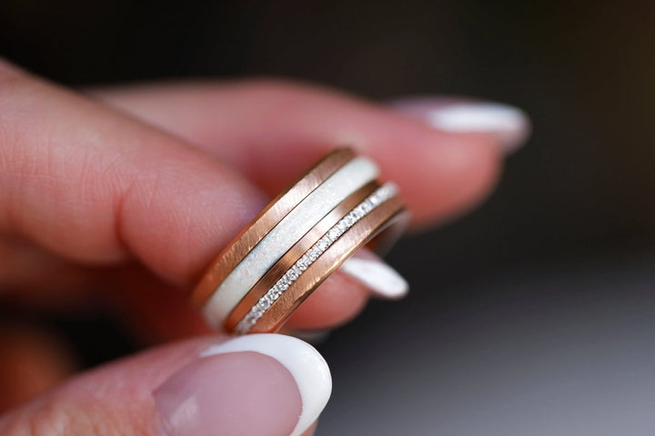 Celestial Glow 🌟 Medium en argent 925 avec un revêtement en émail blanc - paillettes