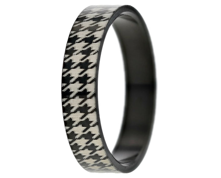 Anneau (addon ou deux tiers) en acier brillant noir OBSCURA pour bague mood interchangeable
