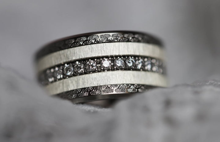 Base "Lady" en acier  pour bague mood interchangeable – Édition exclusive 2025