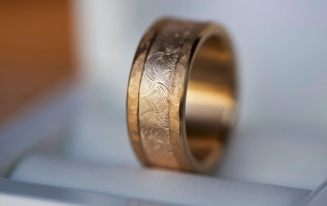 Innenring (2/3 Addon) Forged Mirage aus Edelstahl für den auswechselbaren mood Ring