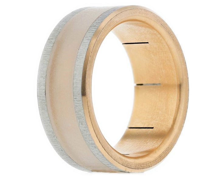 💎 Base Bijou :  extra small froissée, rose gold sur la tranche (9mm)