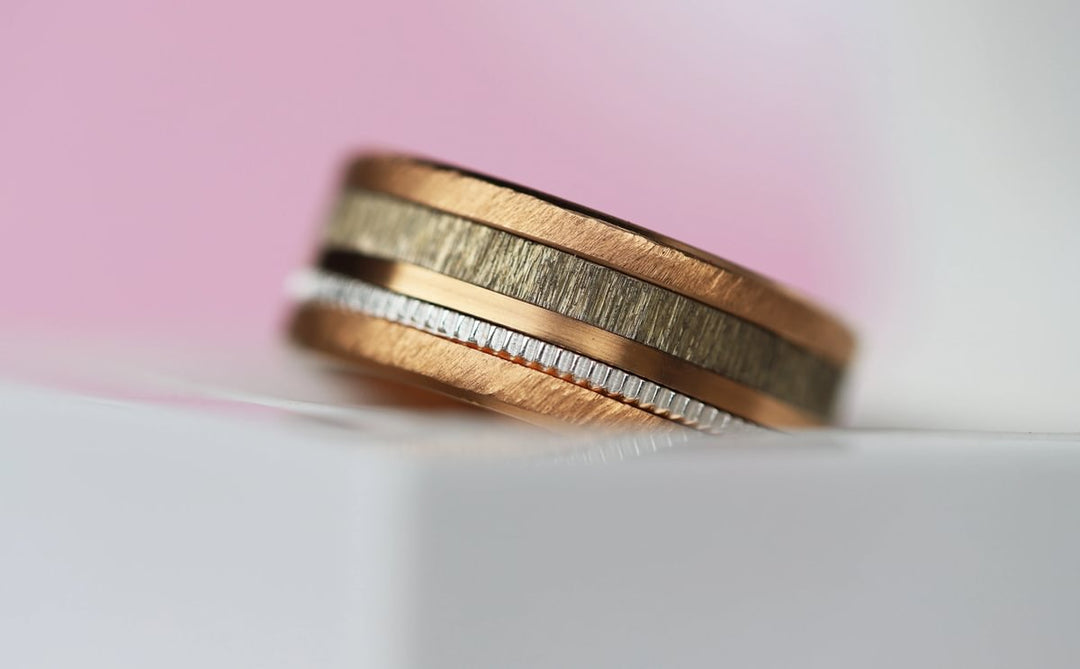 2 Innenringe (Set von 2 Minis) aus 925er Silber "Tessel" für den auswechselbaren mood Ring