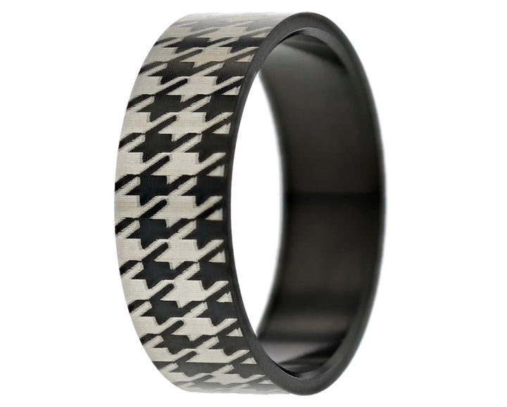Anneau (addon ou deux tiers) en acier brillant noir OBSCURA pour bague mood interchangeable