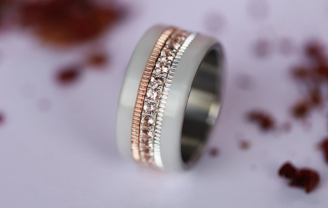 2 Innenringe (Set von 2 Minis) aus 925er Silber "Tessel" für den auswechselbaren mood Ring