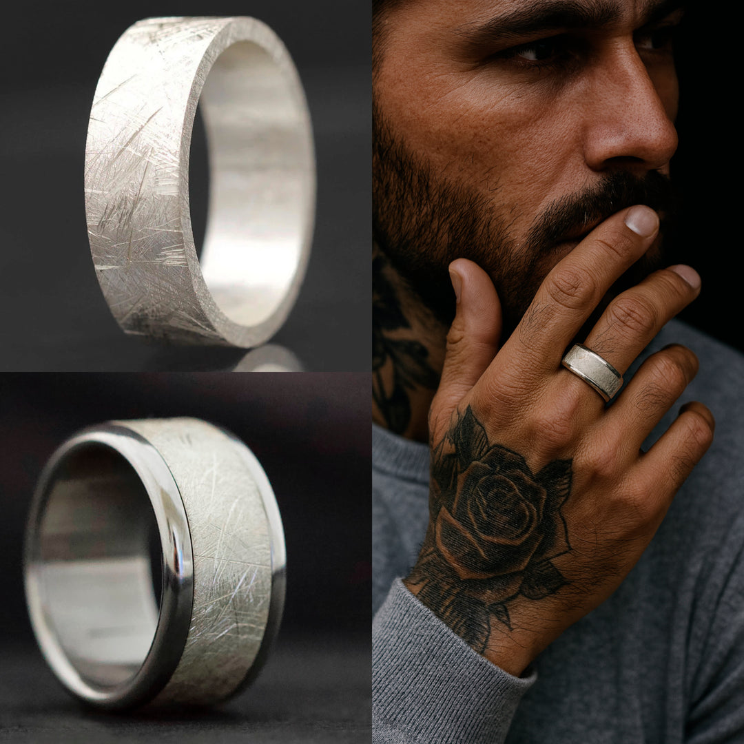 Addon argent brossé