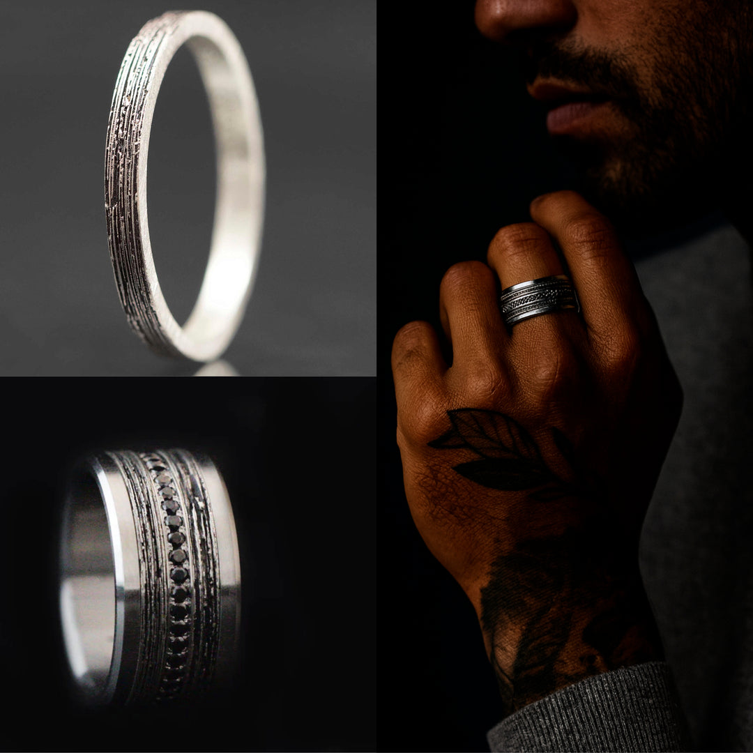 Medium argent Cocon de soie