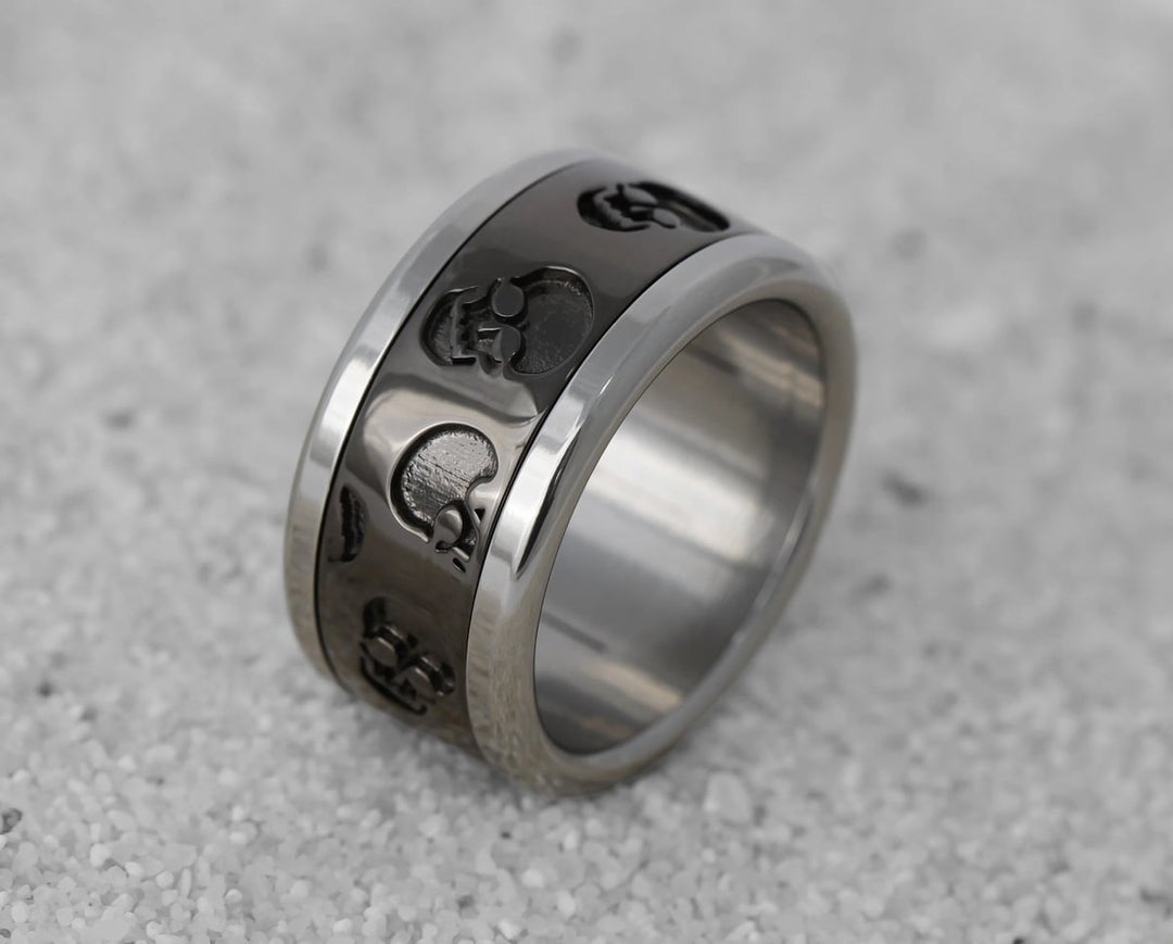 Bague_mood_interchangeable_addon_obskull_argent_anthracite