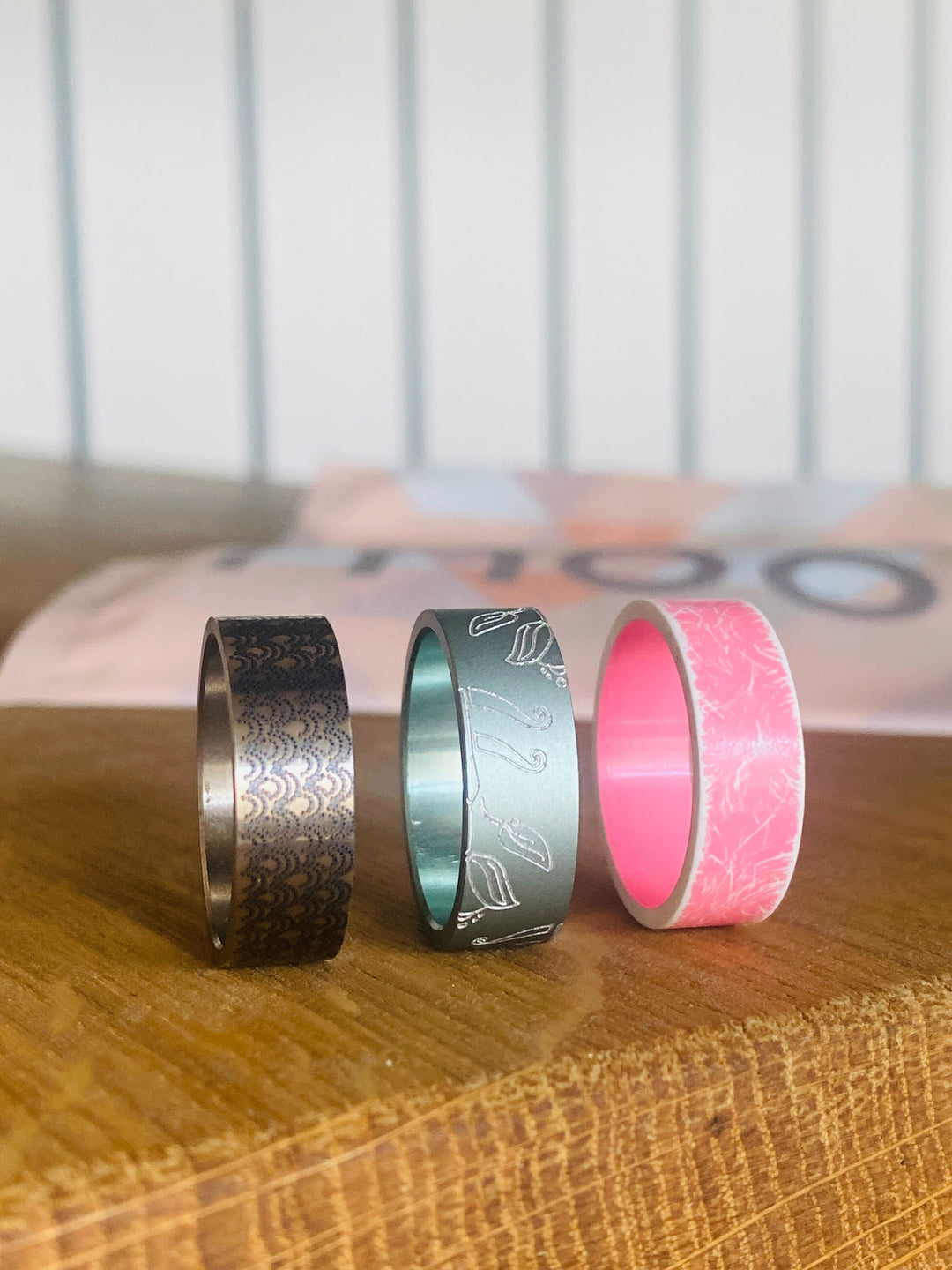 🥚 OEUF / LAPIN SURPRISE - VIDE MOOD RING - 3 addons (polymère - alu - titane)