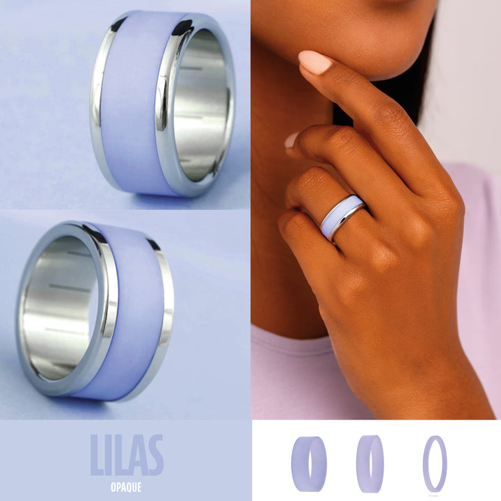 Addon opaque sablé "LILAS"