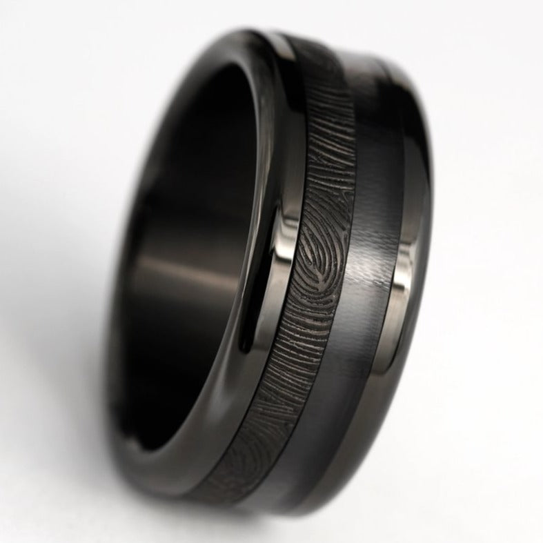 Engraved Black medium addon Full digit