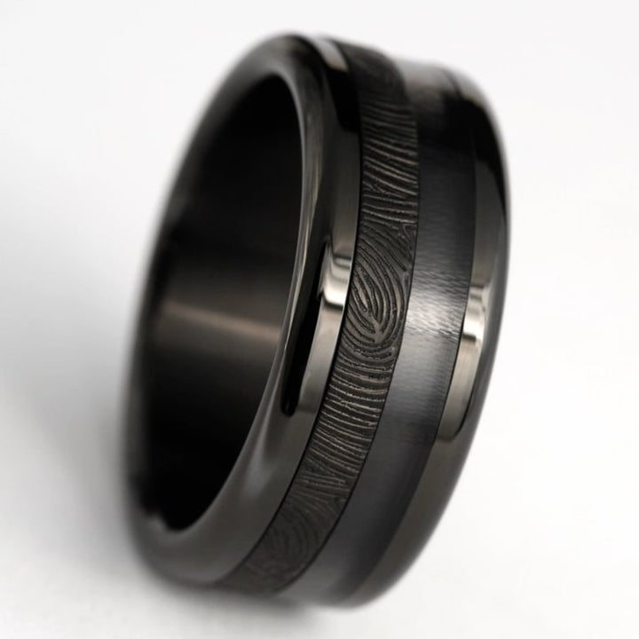 Engraved Black medium addon Full digit