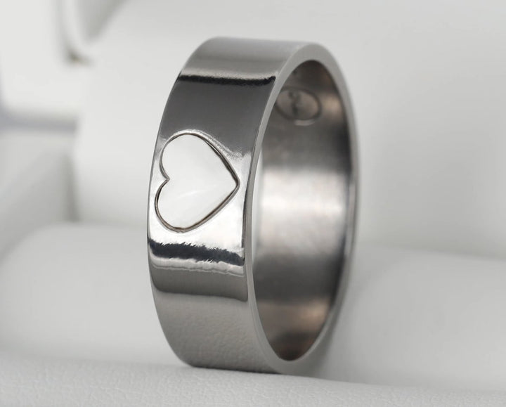 💓💓🩷 Innenring (Addon) "Schlüssel der Liebe" aus Silber mit rogoldener Ausführung, mood Ring Damen🤍🩶