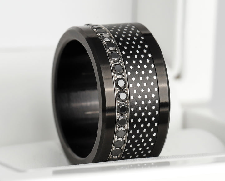 ⸰⸰⸰⸰⸰ 2/3 Addon Aluminium Pünktchen schwarz ⸰⸰⸰⸰⸰