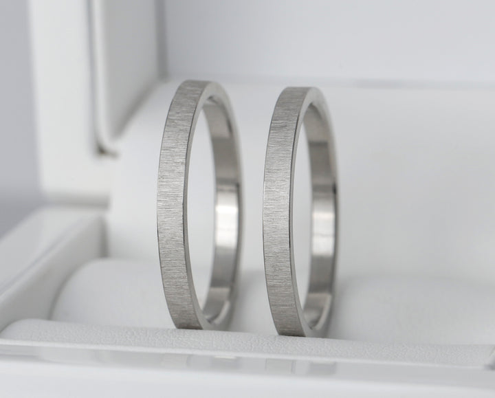 2 inner rings (medium addons) "Mineral fusion" in wrinkled steel - sets of March 2025