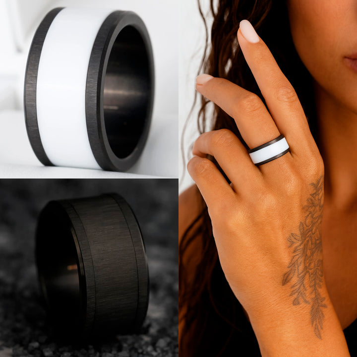 ⚫️ Base small black carrée froissée (11 MM)