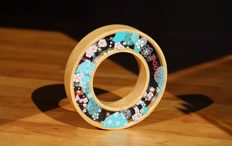 Ringkästchen aus Holz mit „Japan“ Deckel