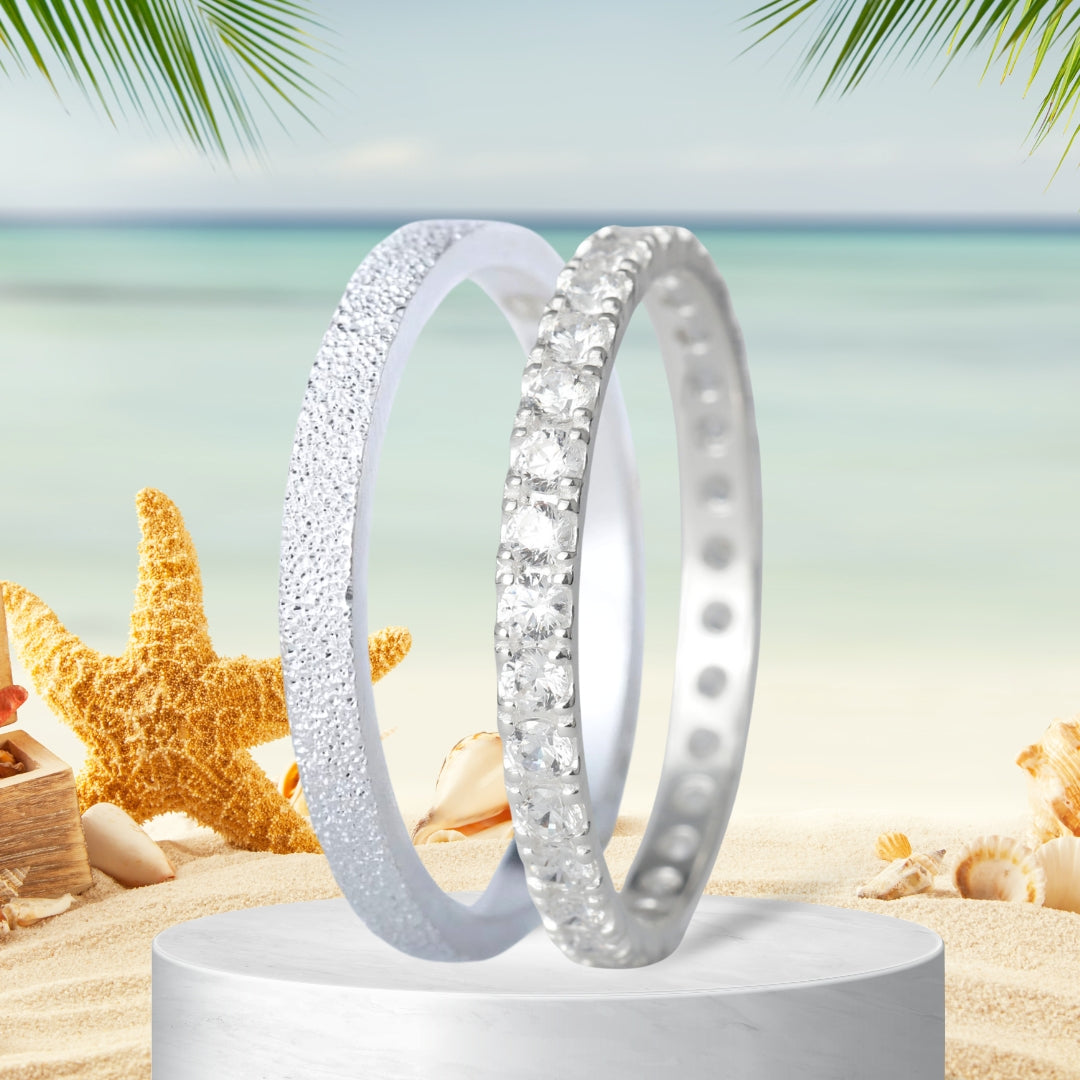 Set von Innenringe Ewiger Schnee & Authentische Aura