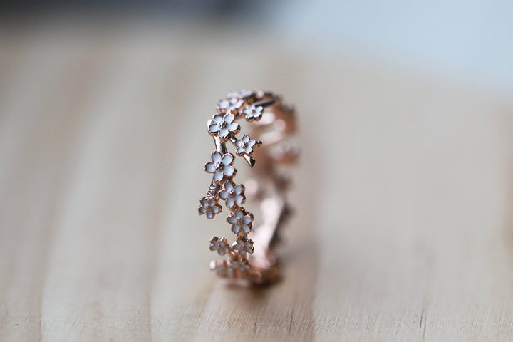 🌸 Innenring (Addon) NAGOYA aus 925 Silber mit Emaille-Beschichtung für den auswechselbaren mood Ring 🌸