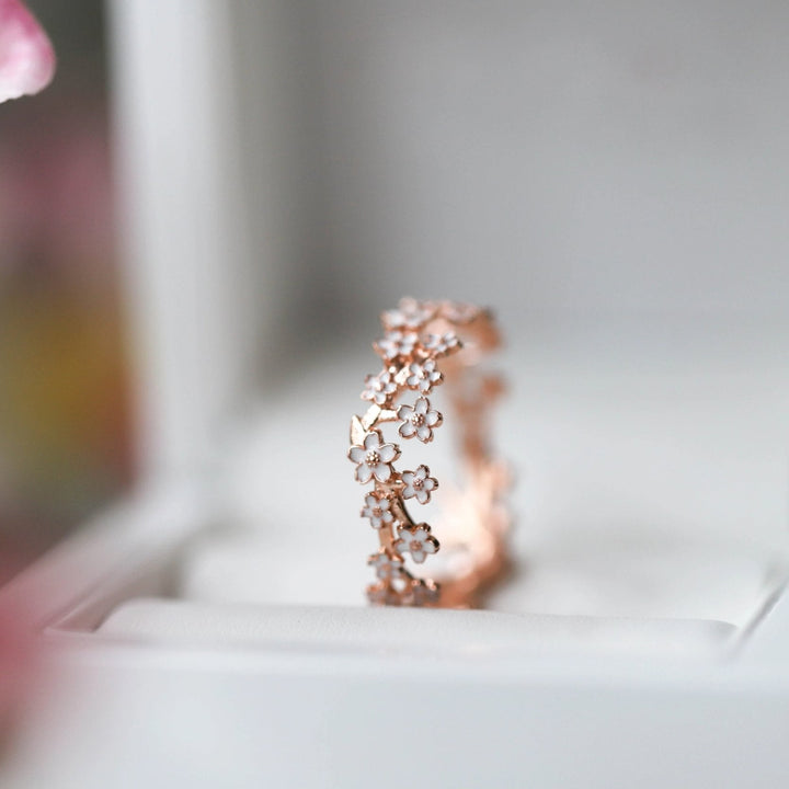 🌸 Innenring (Addon) NAGOYA aus 925 Silber mit Emaille-Beschichtung für den auswechselbaren mood Ring 🌸