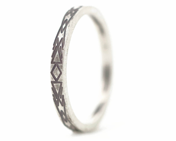 Medium Argent Gravé - Addon Medium Argent Ethnique Aztèque