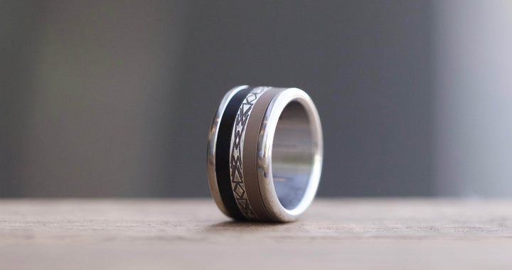 Medium Argent Gravé - Addon Medium Argent Ethnique Aztèque