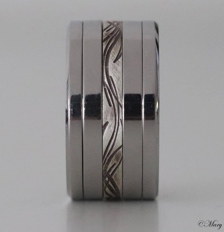 Medium Argent Gravé - Addon Medium Argent Ethnique Liane