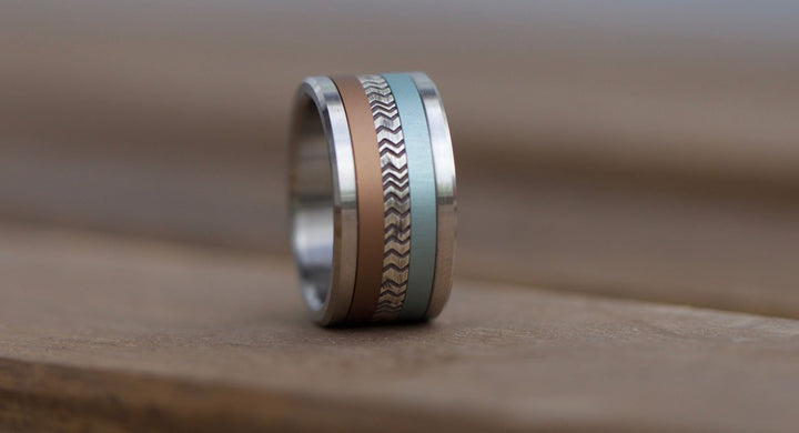 Medium Argent Gravé - Addon Medium Argent Ethnique Zigzag