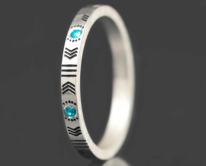 Medium Argent - Medium Boho Topaze