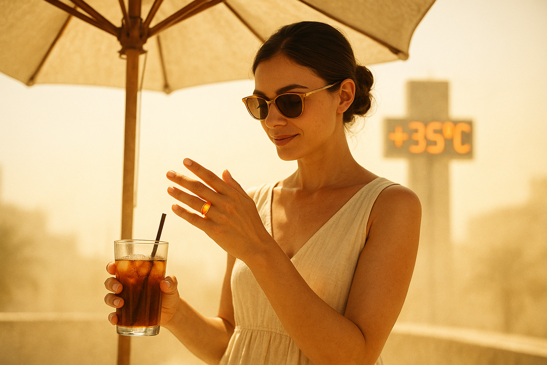 🔥 Nuits tropicales et journées brûlantes : quelles couleurs de bague Mood choisir en pleine vague de chaleur ?