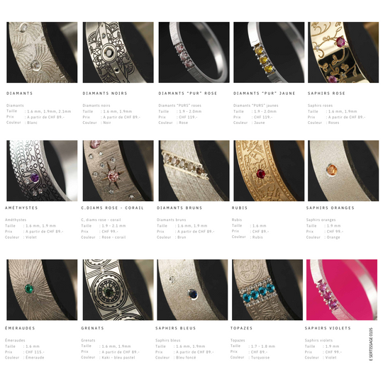 Bagues mood et diamants : quelles pierres peuvent être serties sur les bagues mood ?