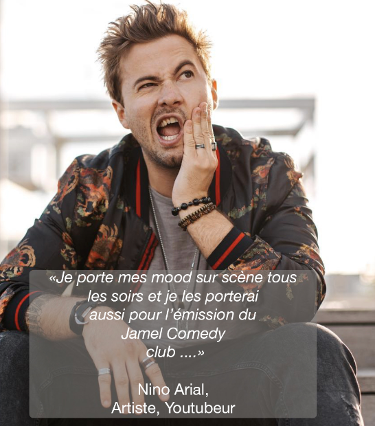 ⭐ Nino Arial porte des bagues mood : un passage remarqué à Lausanne pour le Montreux Comedy Festival