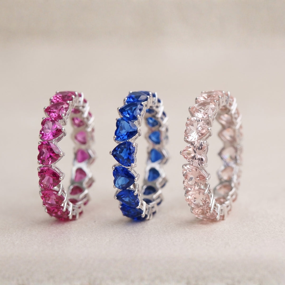 Aurheart – Bague Coeur en Argent et Zircons