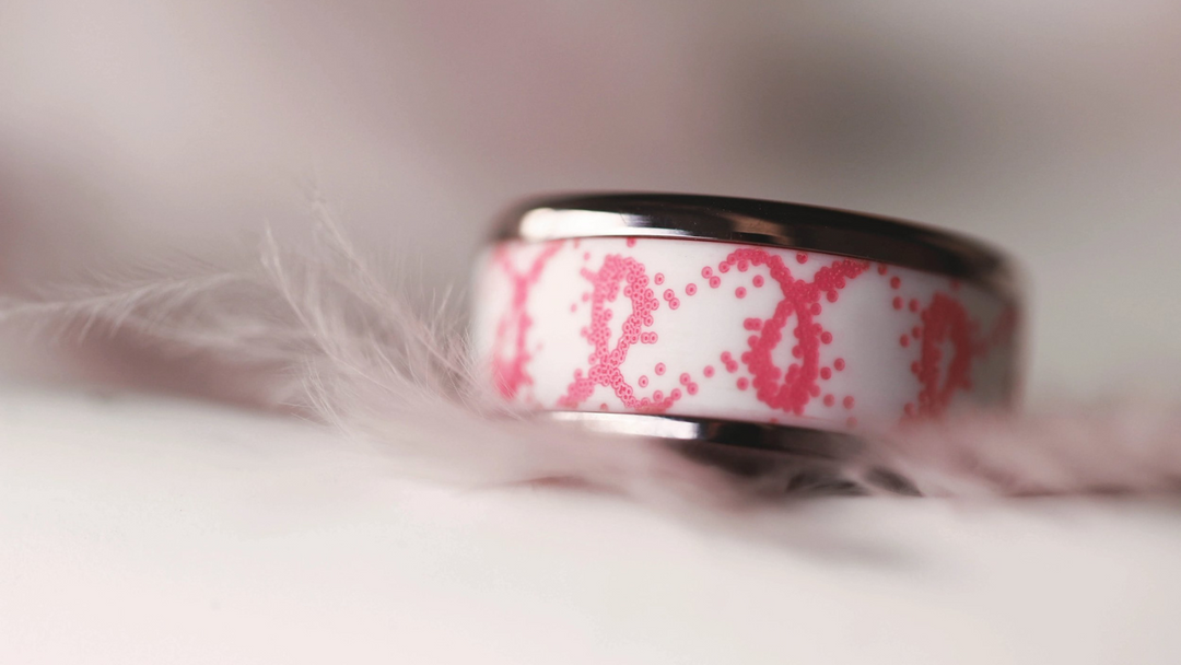 Bagues mood - collection Octobre rose 2024