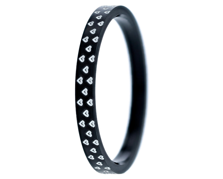 ❤️ Inner ring (medium addon) "serenity" in black aluminium